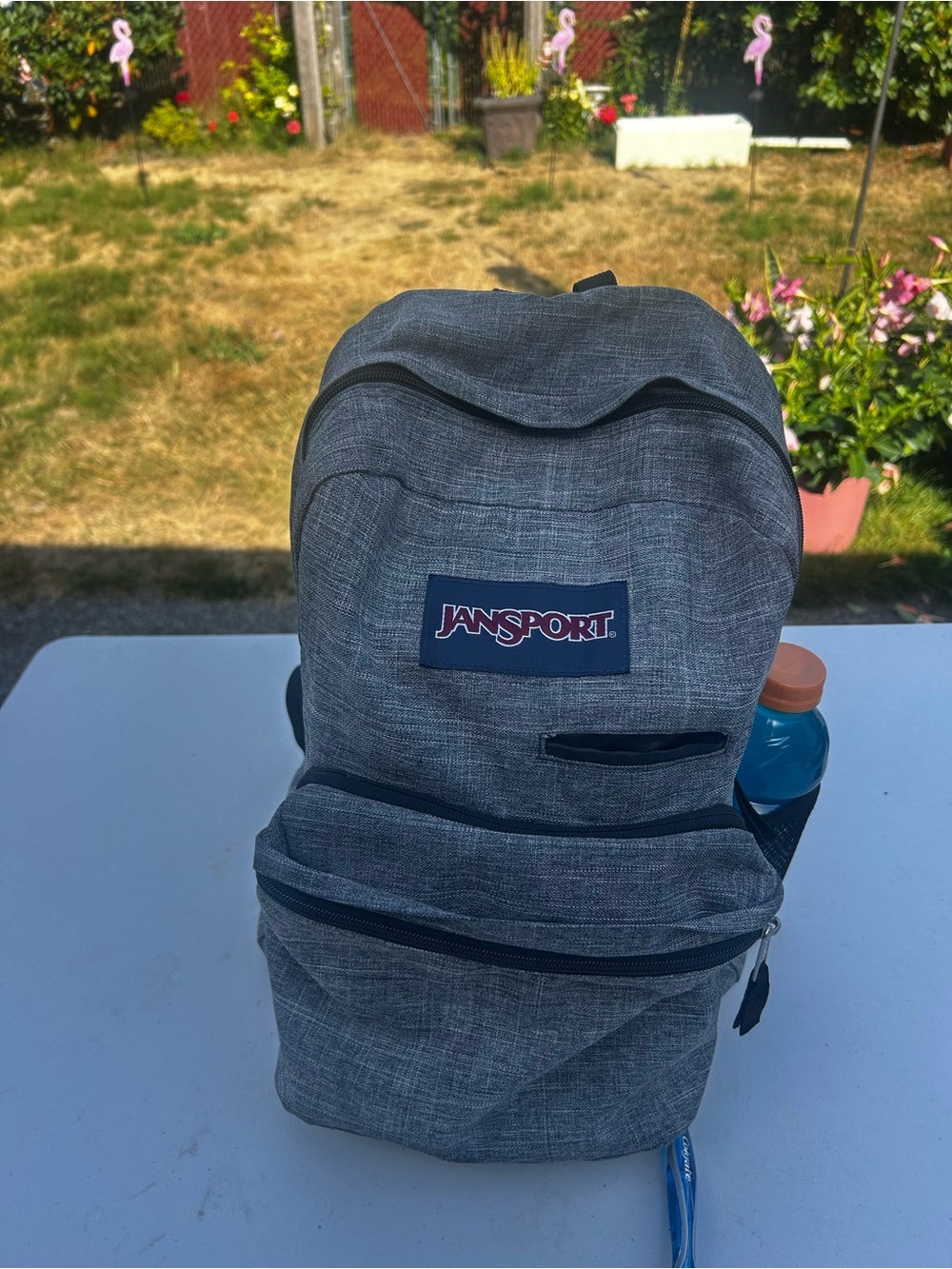 Jansport Digital Carry Digibreak men’s Gray Textured Backpack